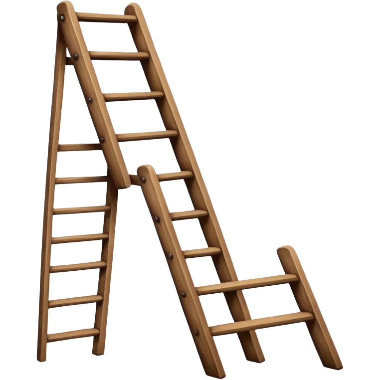 ladder with just 1 side emoji