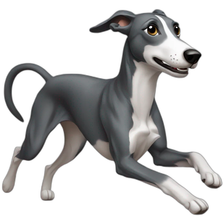 running greyhound emoji