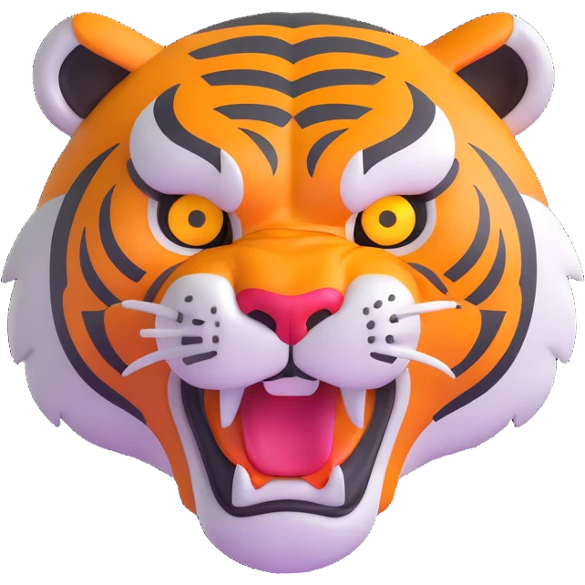 angry tiger emoji