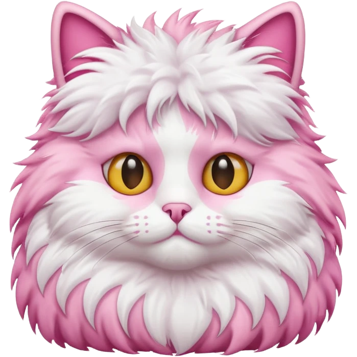 Pink cat W emoji