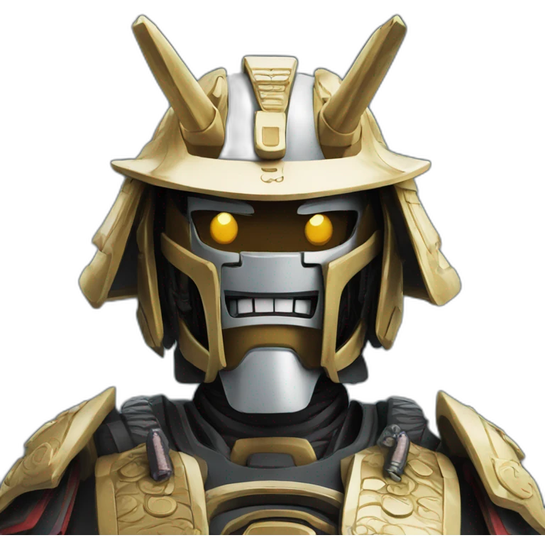 Samurai robot emoji
