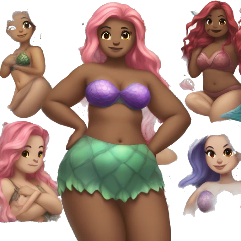 thicc mermaid emoji