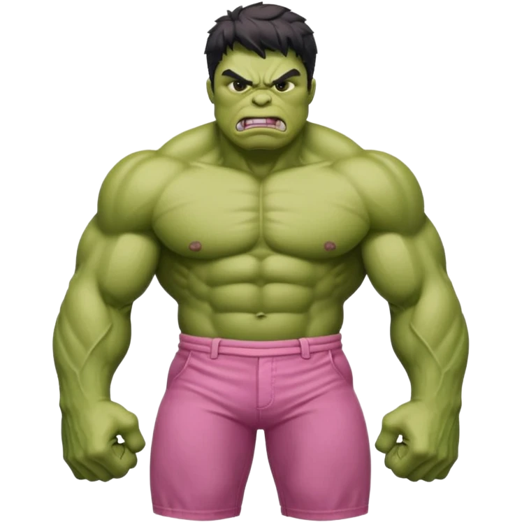 HULK COR DE ROSA emoji