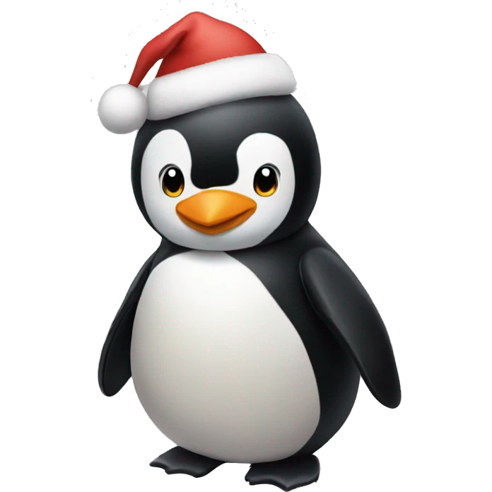 christmas penguin emoji