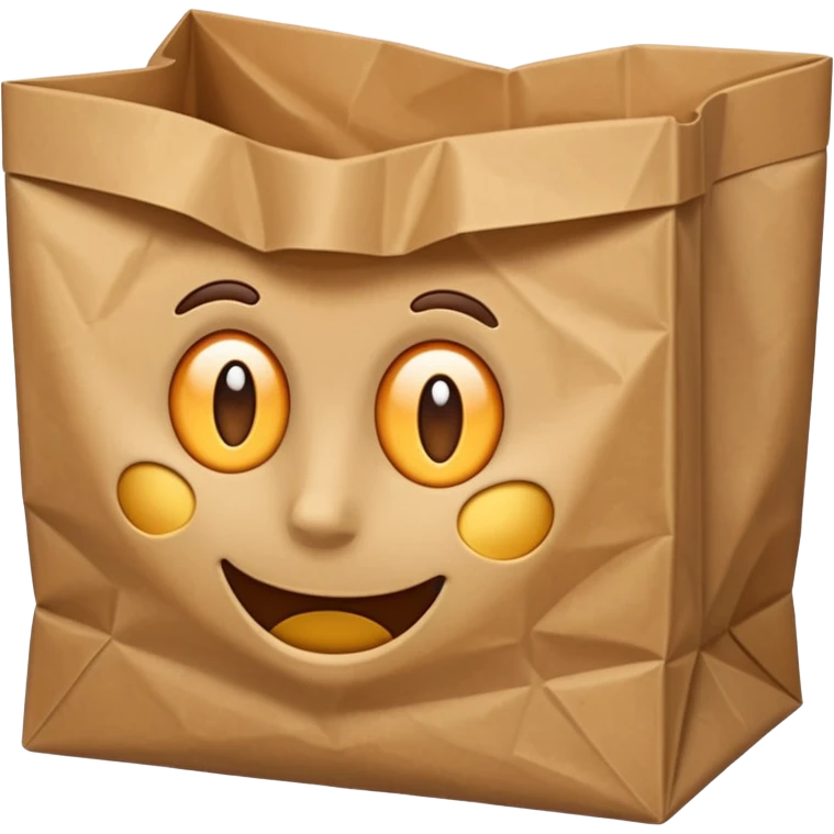 Brown paper bag  emoji