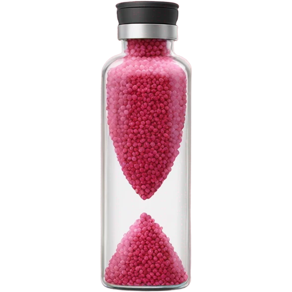 pink peppercorn in grinder bottle emoji