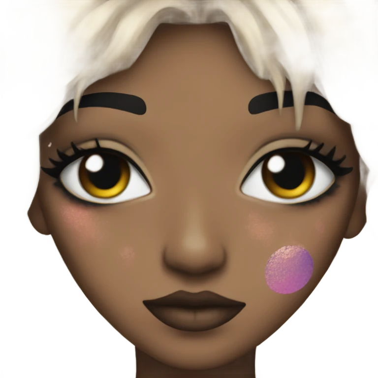 Grunge makeup emoji