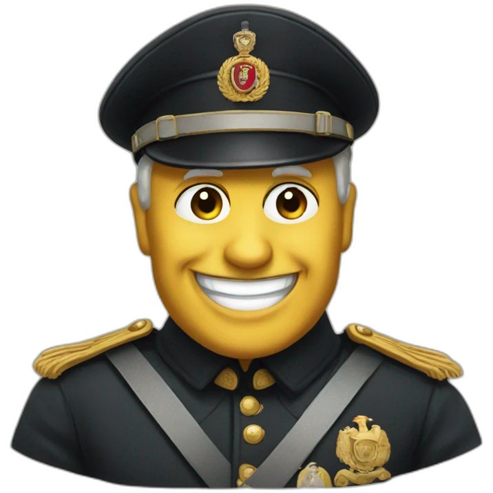 Mussolini smiling emoji