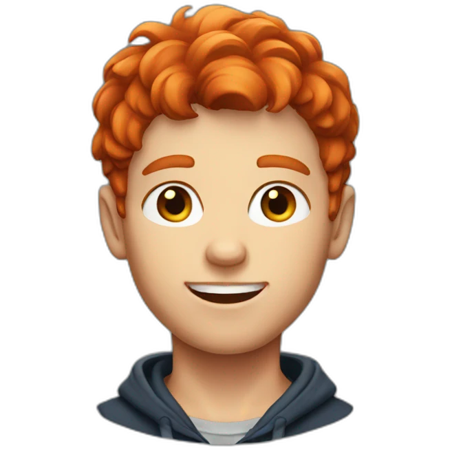 red hair boy emoji