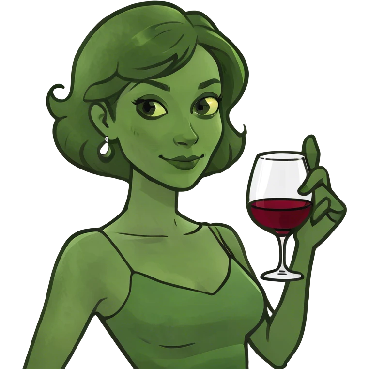 Pretty tan woman drinking wine emoji