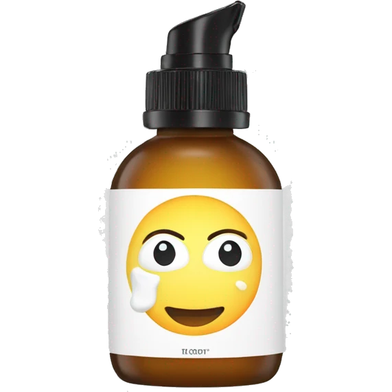 facial tonic with label emoji