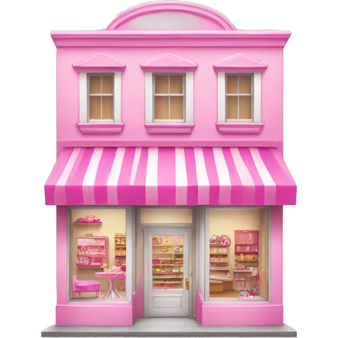 pink barbie shop emoji