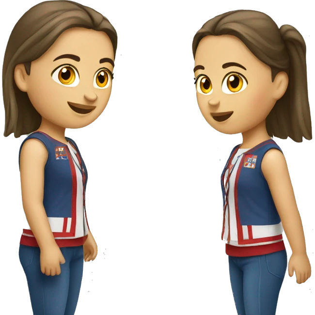 Two serbian girls emoji