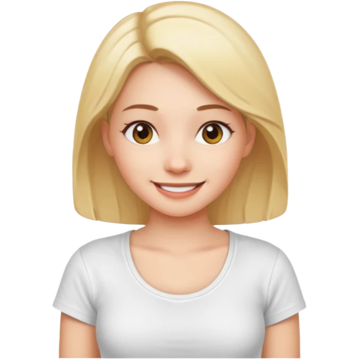 Sütyensiz kız emoji