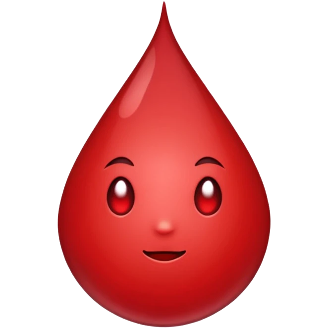 droplet of blood emoji