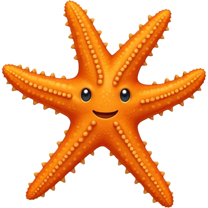 A starfish without too many details an emoji