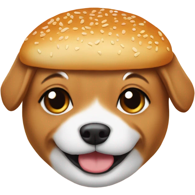 burger puppy emoji