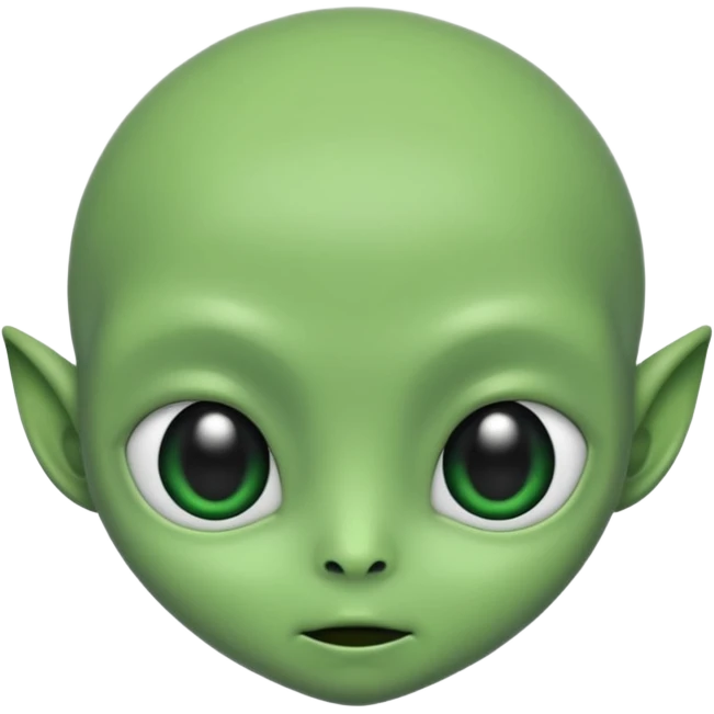 tiny alien head emoji