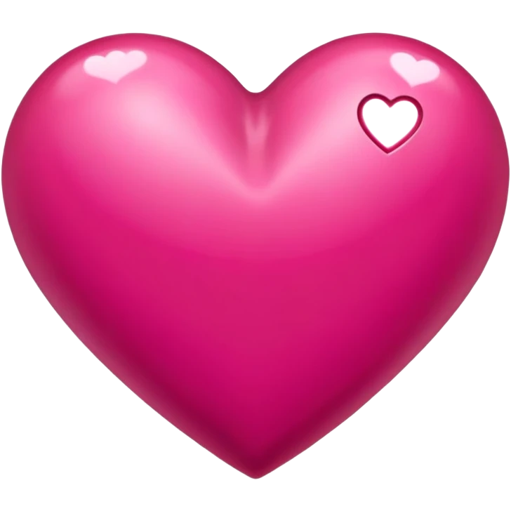Corazon burdeos con un lazo emoji