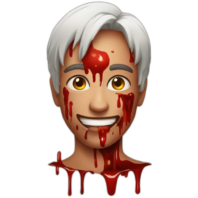bloody vegan emoji