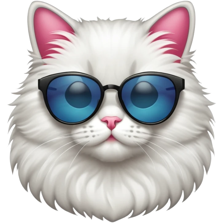 Cat wearing sunglasses emoji