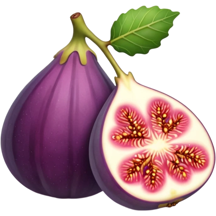 Hace la fruta higo emoji