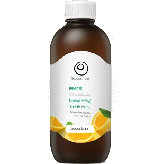 facial tonic with label emoji