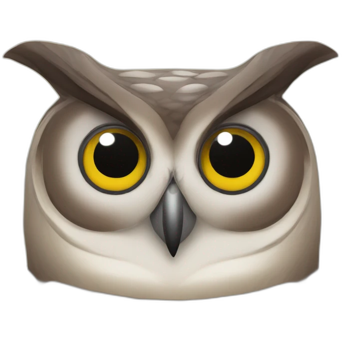 stoic owl emoji