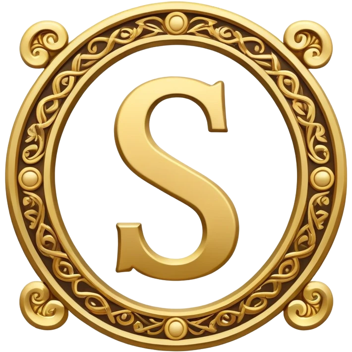 Logo with a card with the letter S and P emoji