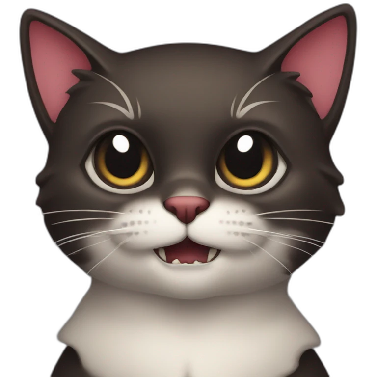 Cat vampire emoji