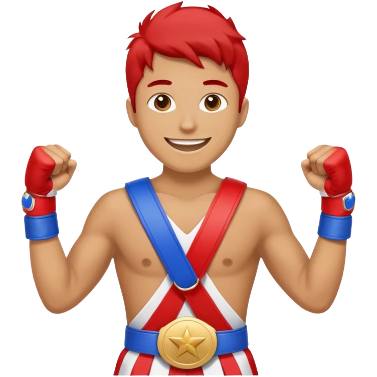 Red, White, and Blue Reigning Chamption emoji