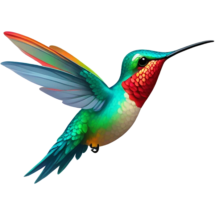 hummingbirds vector emoji