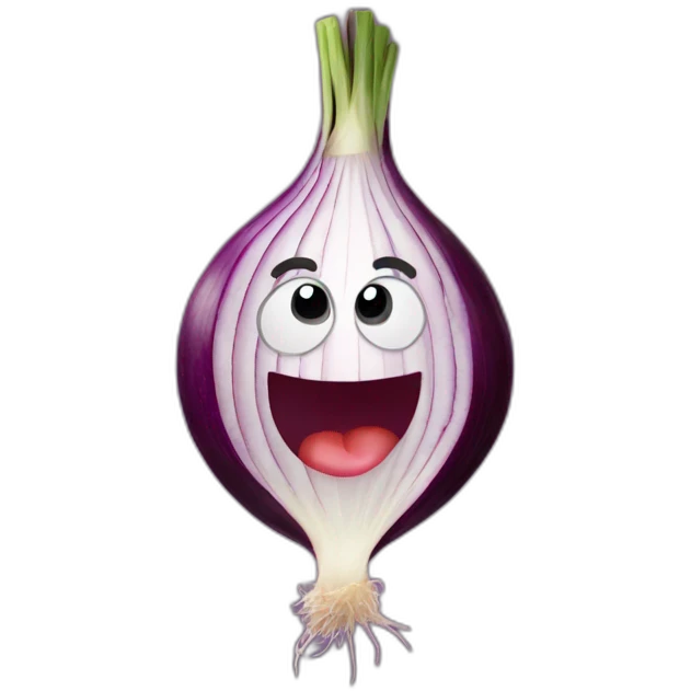 Red onion emoji