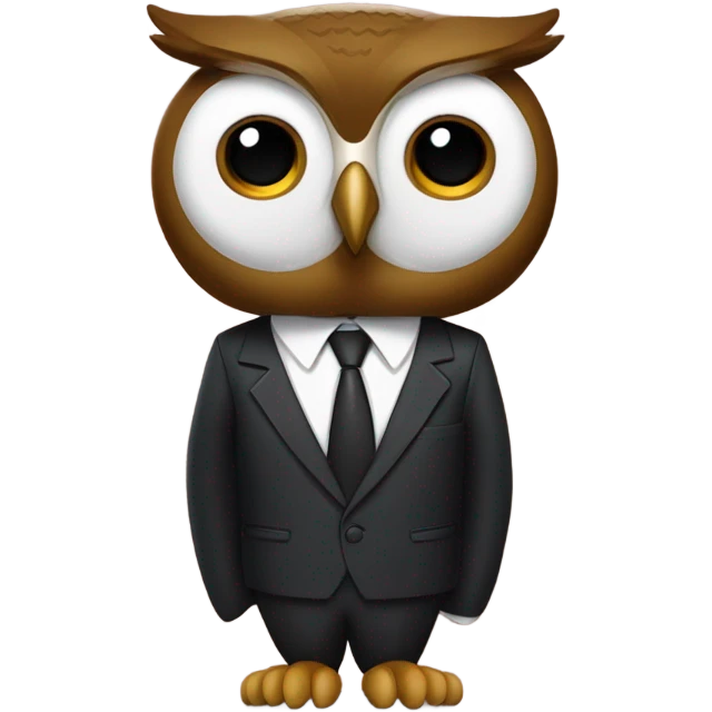 Owl with martin luther king emoji