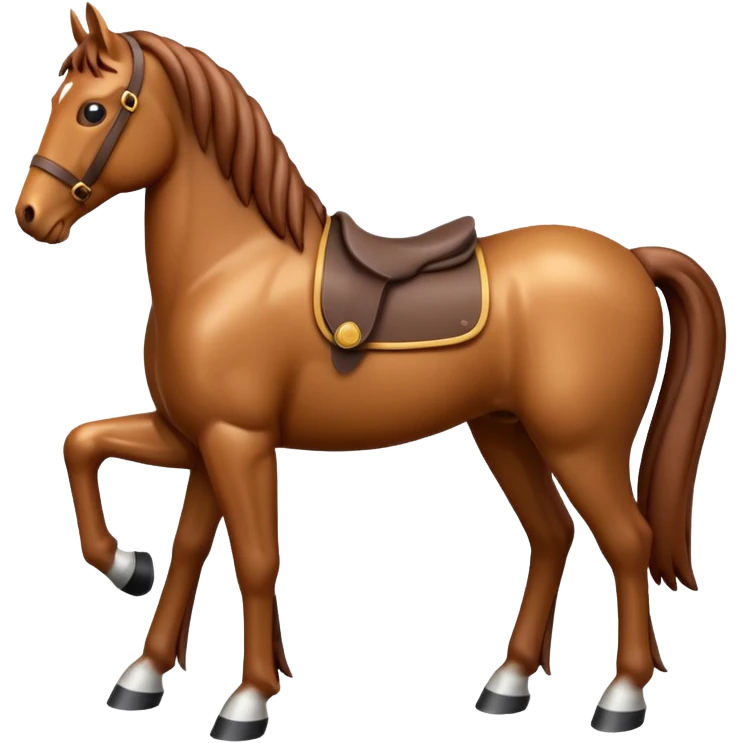 Standing Horse 3D emoji emoji