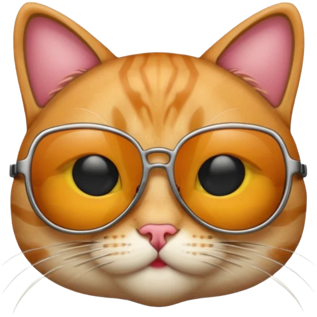 Cat wearing sunglasses emoji