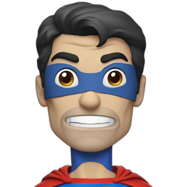 Bizarro superman emoji