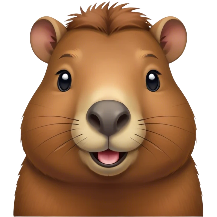 happy capybara emoji