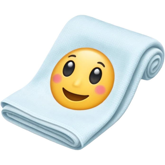 Realistic cleaning with neutral color emoji