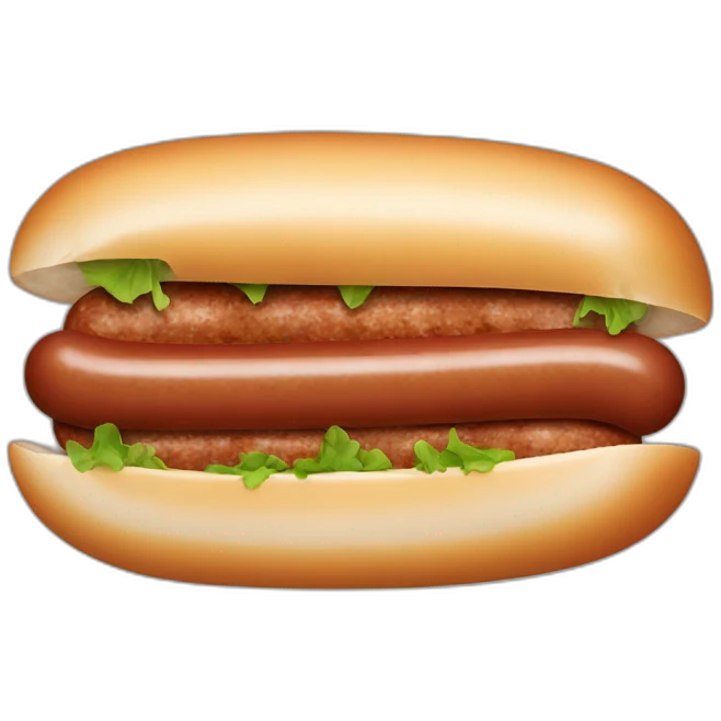 bratwurst sausage emoji