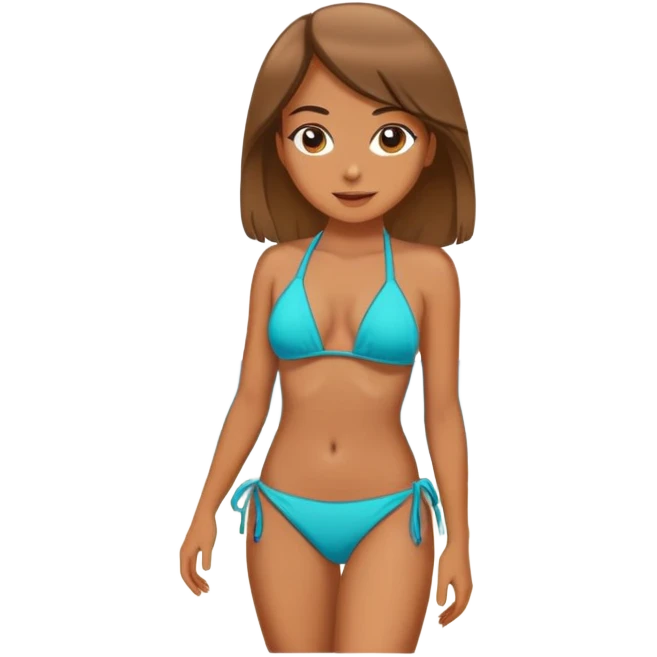 girl wearing bikini  emoji