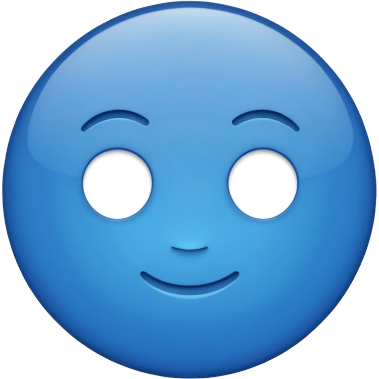 العلامة الزرقاء emoji