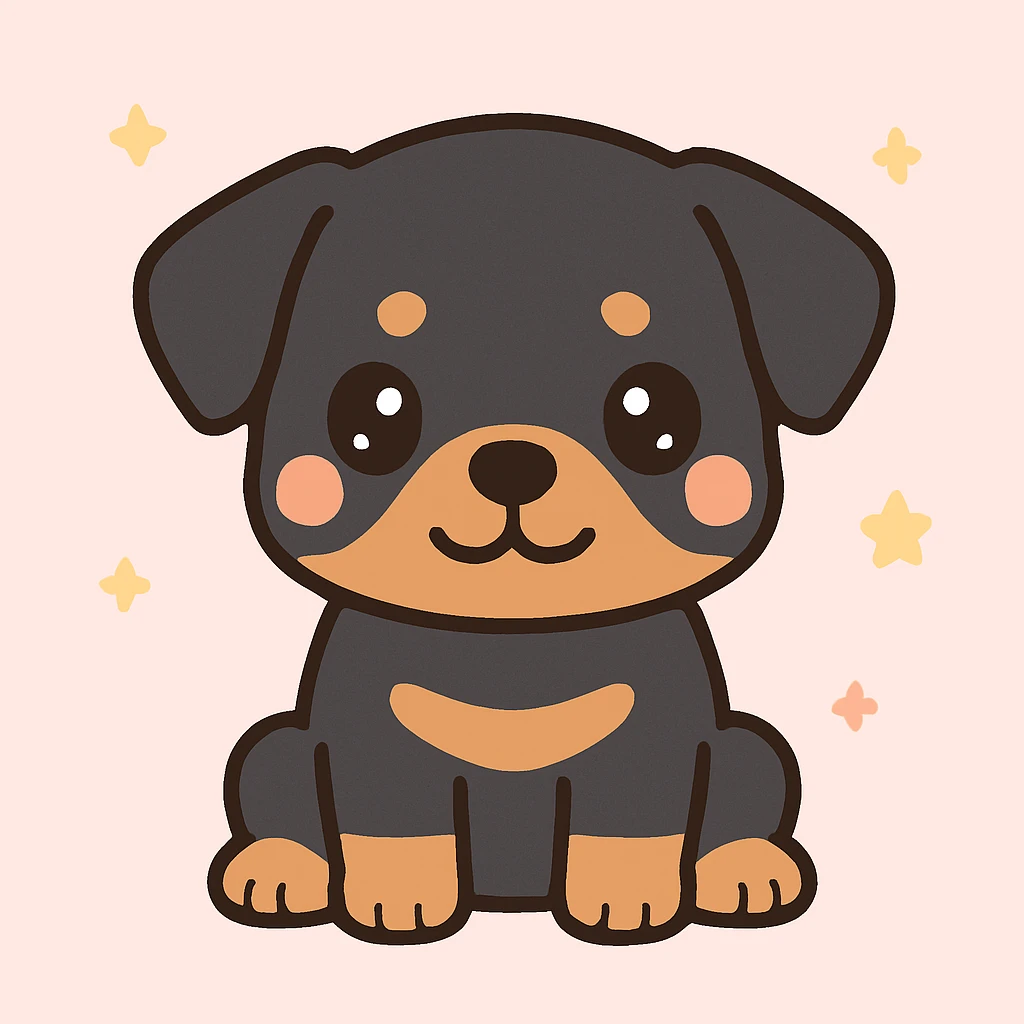 rottweiler puppy emoji