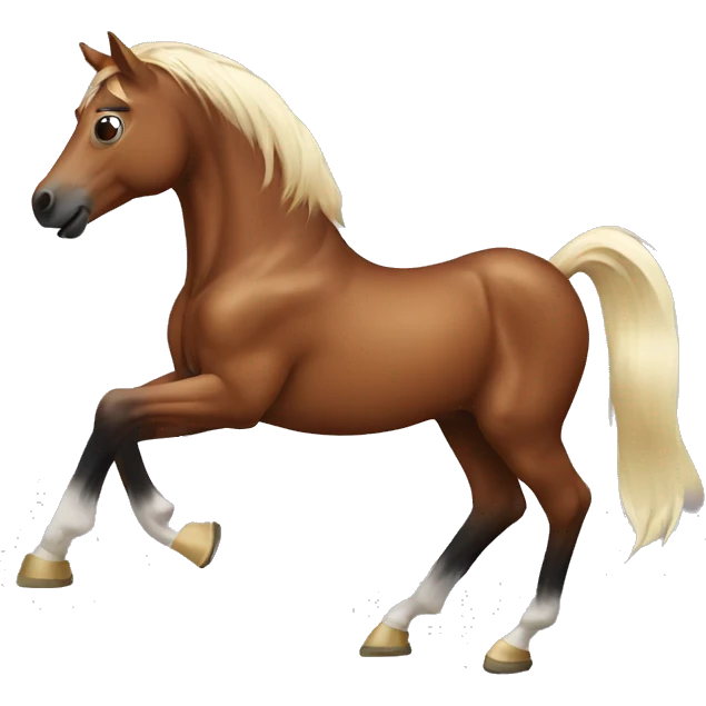 Dancing horse emoji