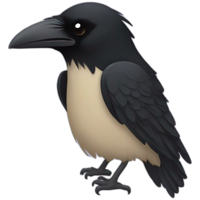 Raven left wing emoji