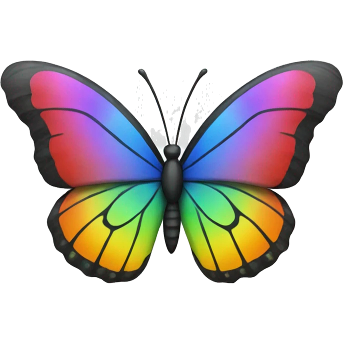 Rainbow butterfly  emoji