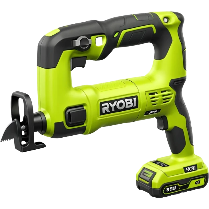 RYOBI ONE+ 18V Cordless Reciprocating saw battery emoji style emoji