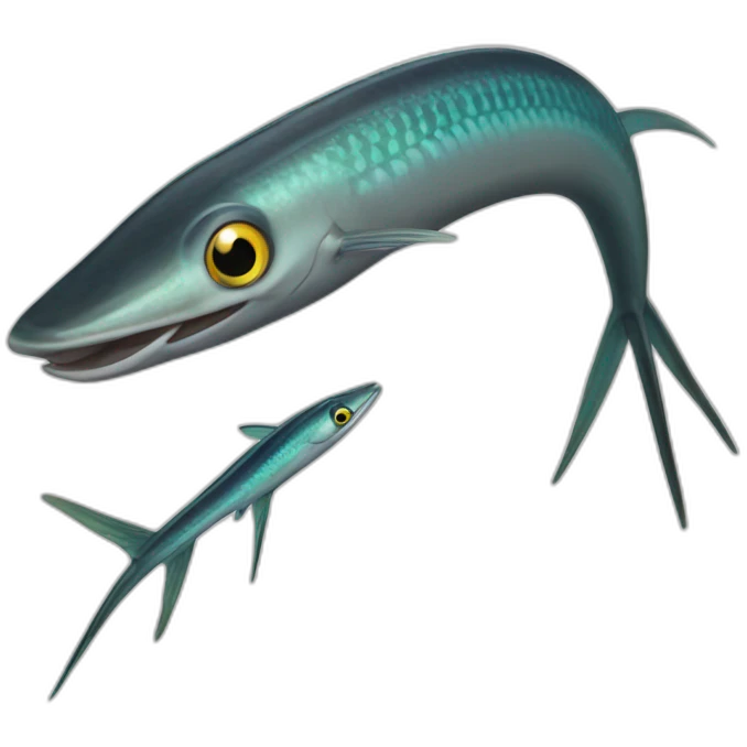 Black sea needlefish emoji