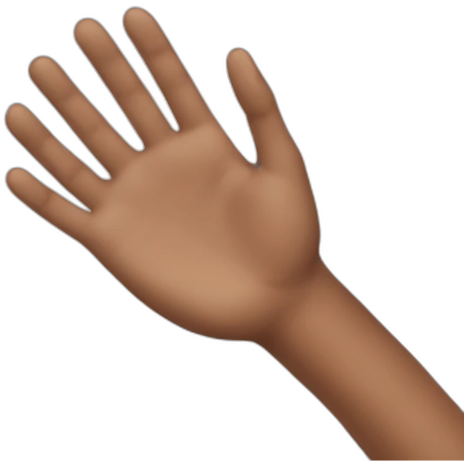 Hand emoji