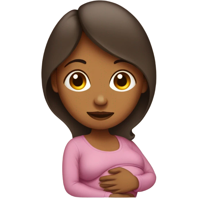 Woman pregnant  emoji